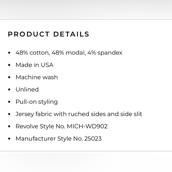 Anthropologie Michael Stars Andrea Ultra Rib Navy One-Shoulder Dress - Picture 7 of 7